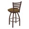 Holland Bar Stool Co 36" Swivel Bar Stool, Bronze Finish, Canter Saddle Seat 41036BZ012 - alternate 2